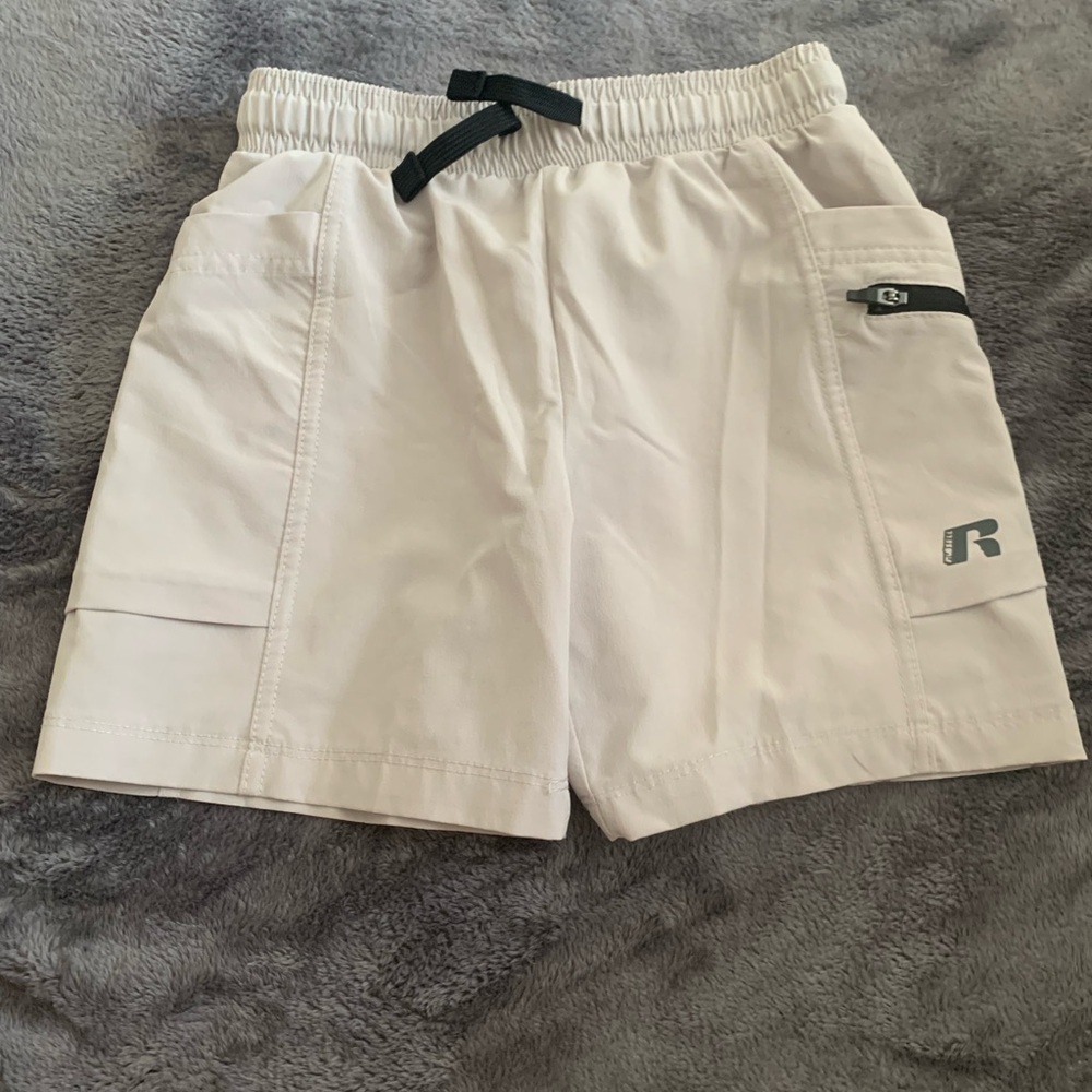 Russell Athletic Kids Cream Shorts